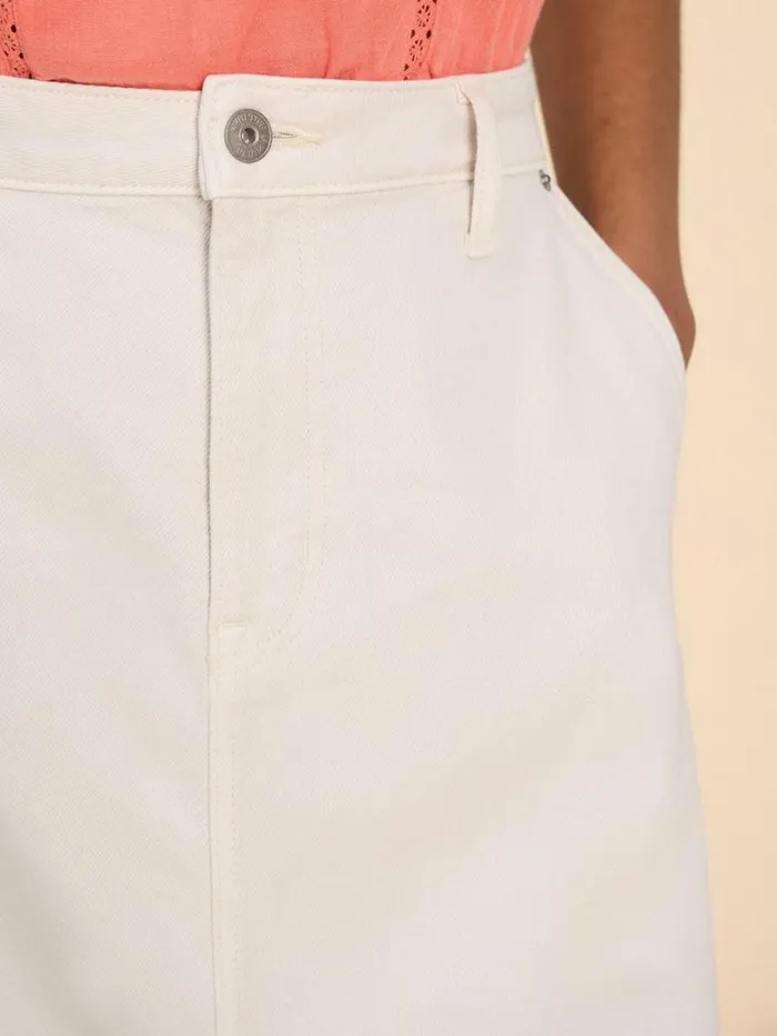 White Stuff Skirts Allie Denim Midi Skirt Light Natural 8211 Women White Stuff Skirts Allie Denim Midi Skirt Light Natural 8211 Women