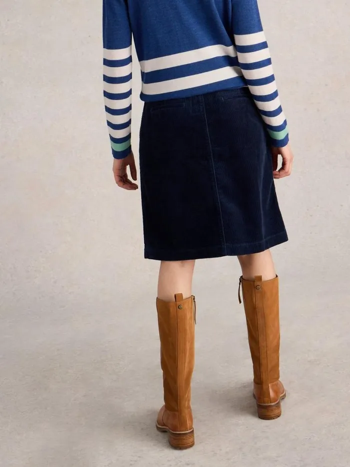 White Stuff Skirts Marie Cord Skirt Dark Navy 8211 Women White Stuff Skirts Marie Cord Skirt Dark Navy 8211 Women