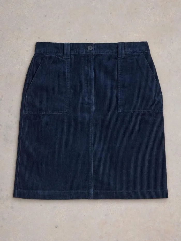 White Stuff Skirts Marie Cord Skirt Dark Navy 8211 Women White Stuff Skirts Marie Cord Skirt Dark Navy 8211 Women