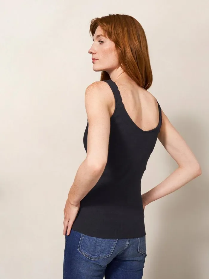 White Stuff Tops and Tees SEA BREEZE VEST Dk Grey 8211 Women White Stuff Tops and Tees SEA BREEZE VEST Dk Grey 8211 Women