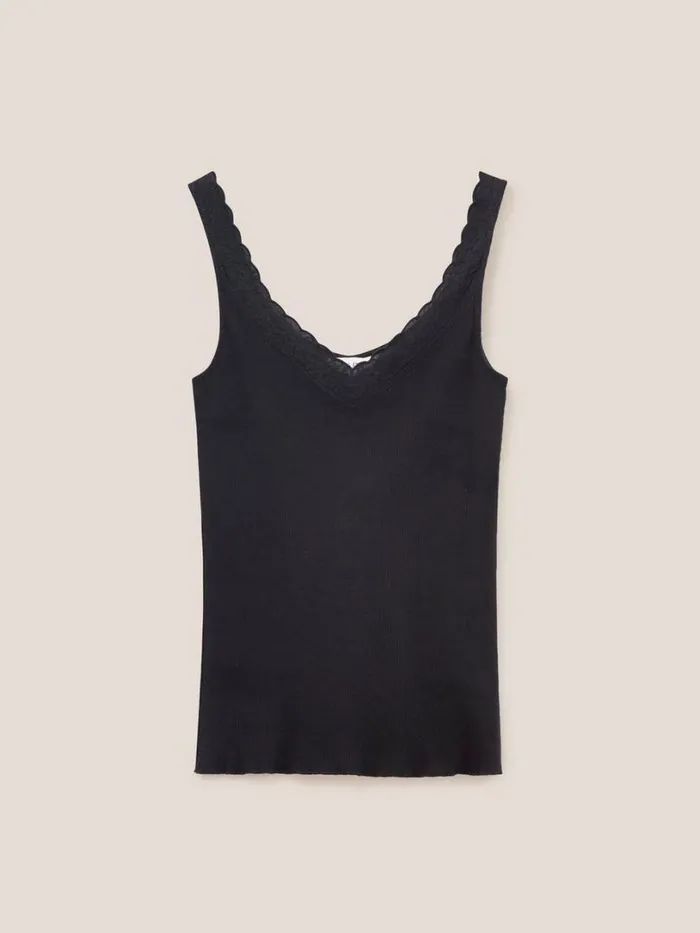 White Stuff Tops and Tees SEA BREEZE VEST Dk Grey 8211 Women White Stuff Tops and Tees SEA BREEZE VEST Dk Grey 8211 Women