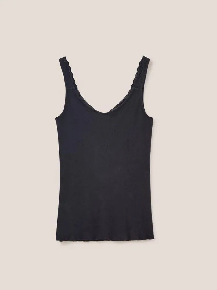 White Stuff Tops and Tees SEA BREEZE VEST Dk Grey 8211 Women White Stuff Tops and Tees SEA BREEZE VEST Dk Grey 8211 Women