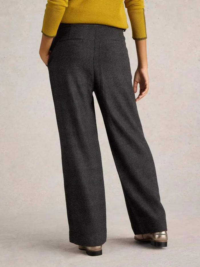 White Stuff Trousers Una Tweedy Wide Leg Trouser Black Multi 8211 Women