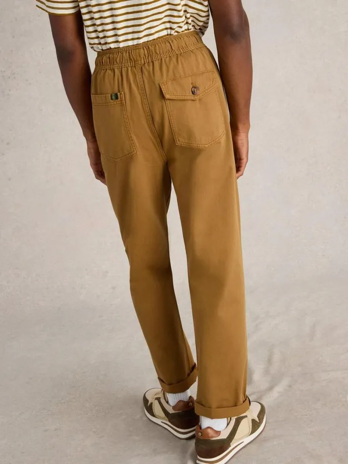 White Stuff Trousers Wren Drawstring Trouser Dark Tan 8211 Men White Stuff Trousers Wren Drawstring Trouser Dark Tan 8211 Men