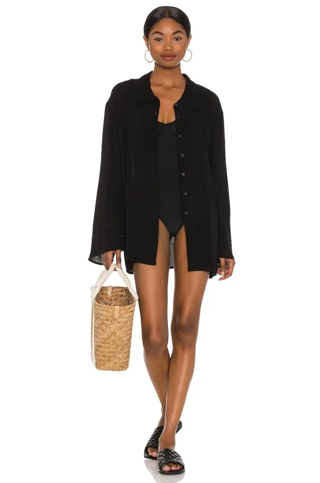 Whitney Beach Shirt Black Women Lovers Friends Tops