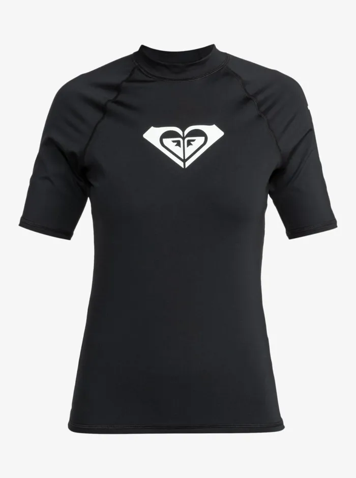 Whole Hearted 8211 Short Sleeve UPF 50 Rash Vest Anthracite Women Roxy Rash Vests and Surf Tees