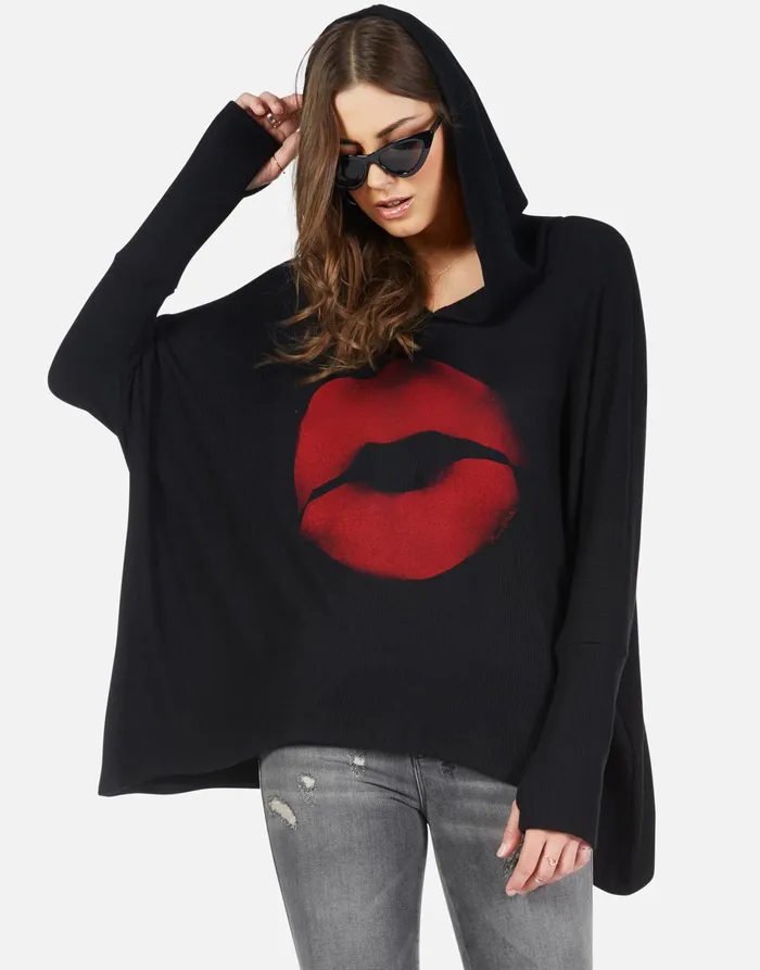 Wilma X Spray Kiss Black Women039s Lauren Moshi Long Sleeve