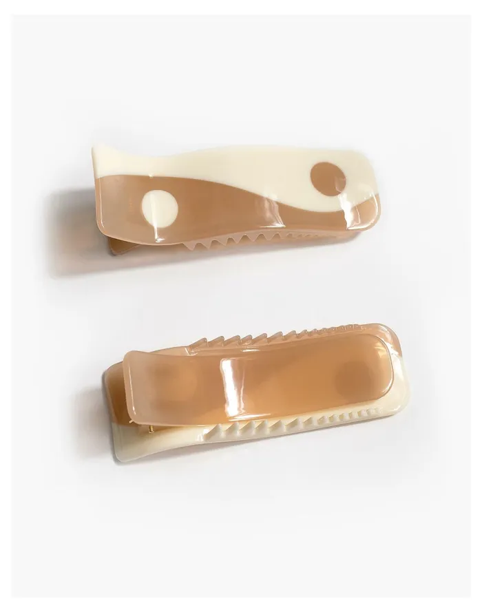 Winona Irene Milk Tea XL Alligator Claw Multi Women Madewell Hair Accessories Winona Irene Milk Tea XL Alligator Claw Multi Women Madewell Hair Accessories
