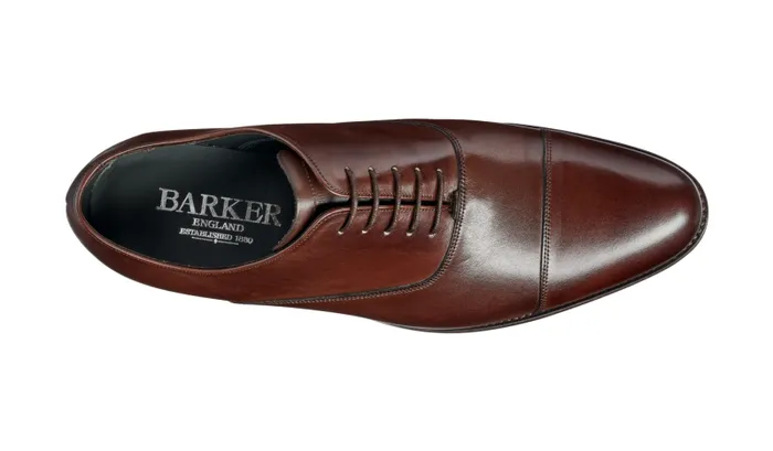 Winsford 8211 Dark Walnut Calf Mens Barker Shoes Mens Oxfords