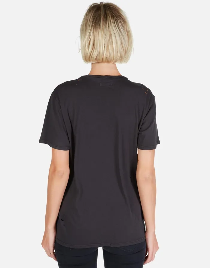 Wolf Cracked Lightning Bolt Onyx Women039s Lauren Moshi Short Sleeve