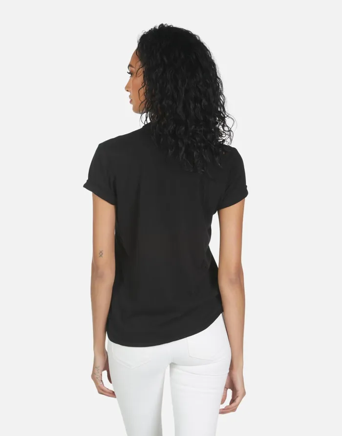 Wolf Peace Teddy Black Women039s Lauren Moshi Short Sleeve