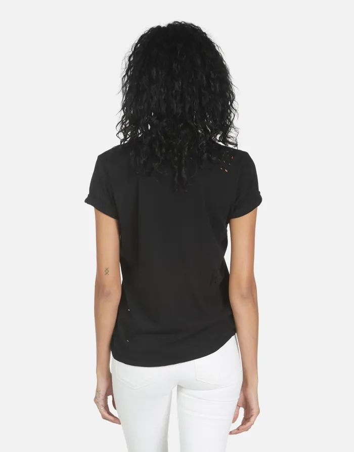 Wolf Peace Teddy Black Women039s Lauren Moshi Short Sleeve
