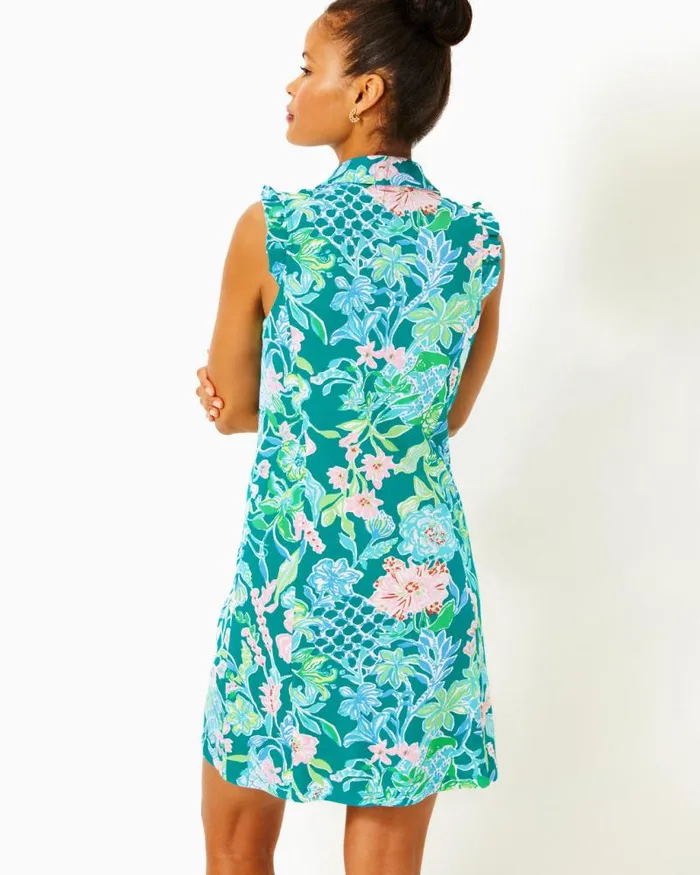 Women Activewear Lilly Pulitzer UPF 50 Luxletic Silvia Dress Multi Hot On The Vine