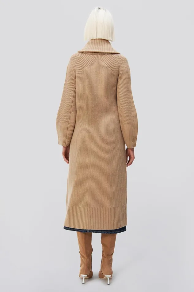 Women Adoria Robe Camel Melange Jonathan Simkhai Knitwear