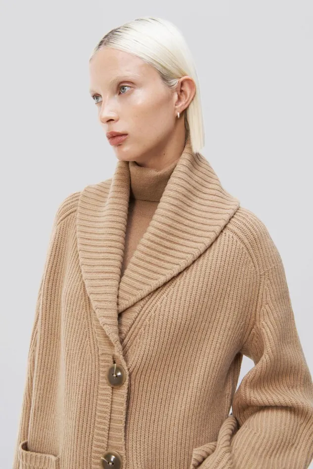 Women Adoria Robe Camel Melange Jonathan Simkhai Knitwear