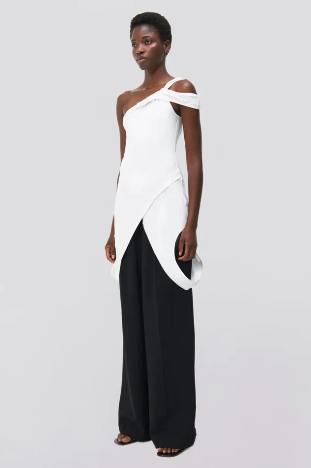 Women Alessia Tank Optic White Jonathan Simkhai Tops and Bodysuits