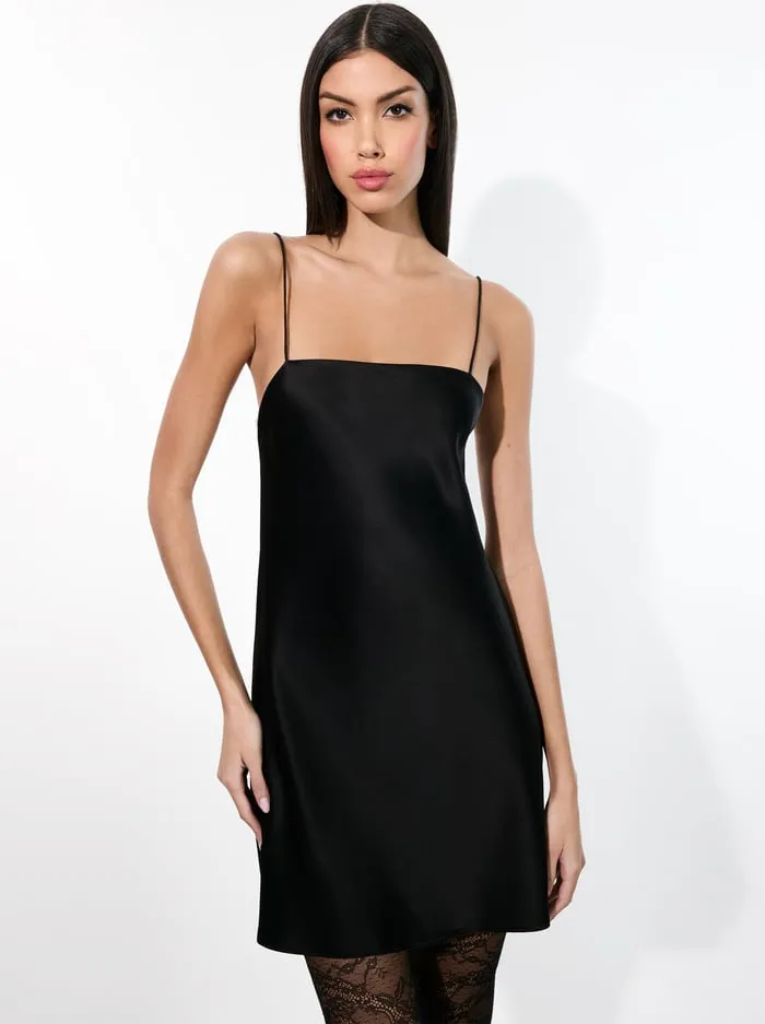 Women Alice Olivia Dresses Noelie Cowl Back Dress Blackoff White