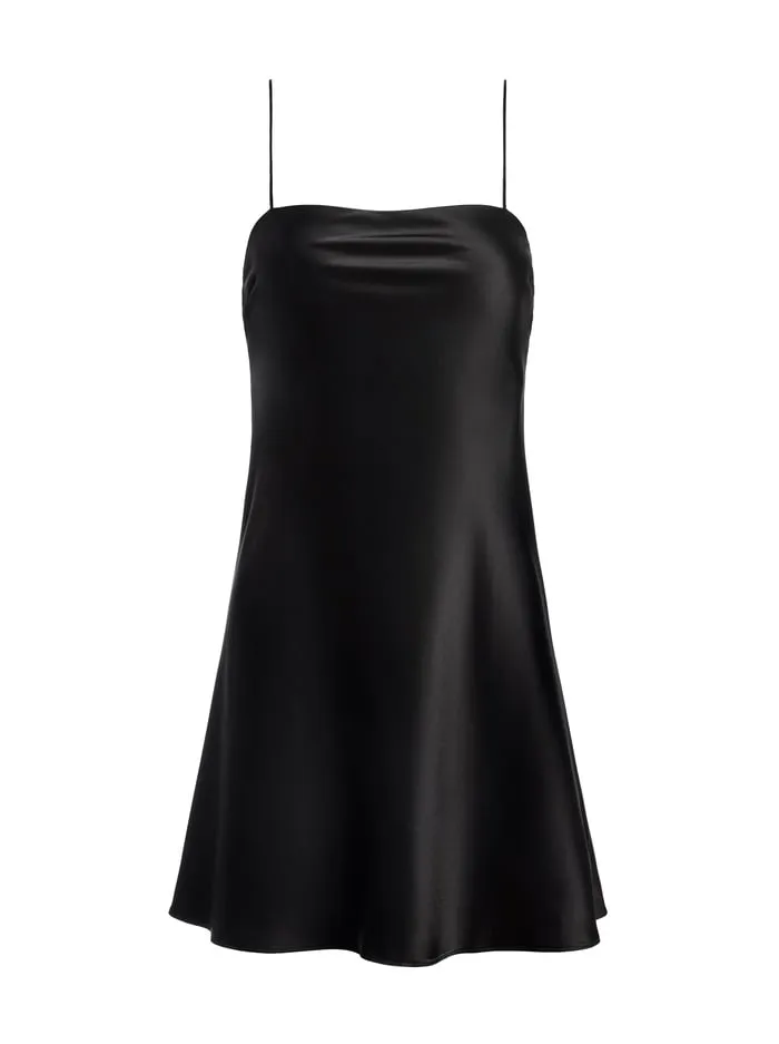 Women Alice Olivia Dresses Noelie Cowl Back Dress Blackoff White