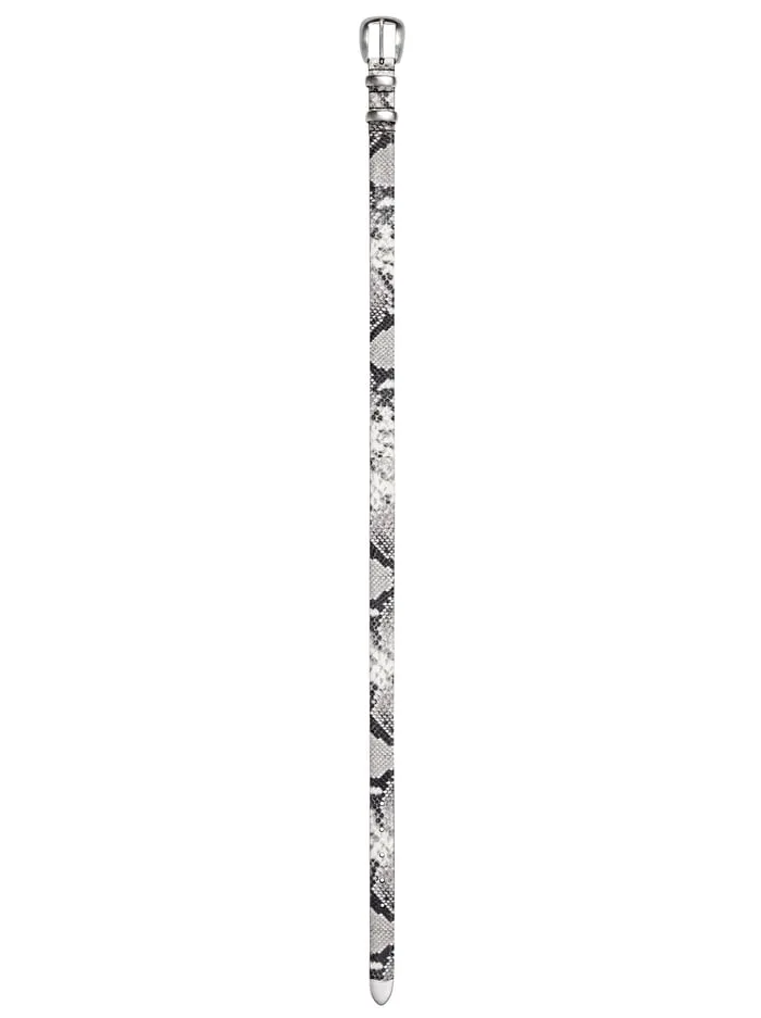 Women Alice Olivia Hayden Buckle Belt Blackwhite