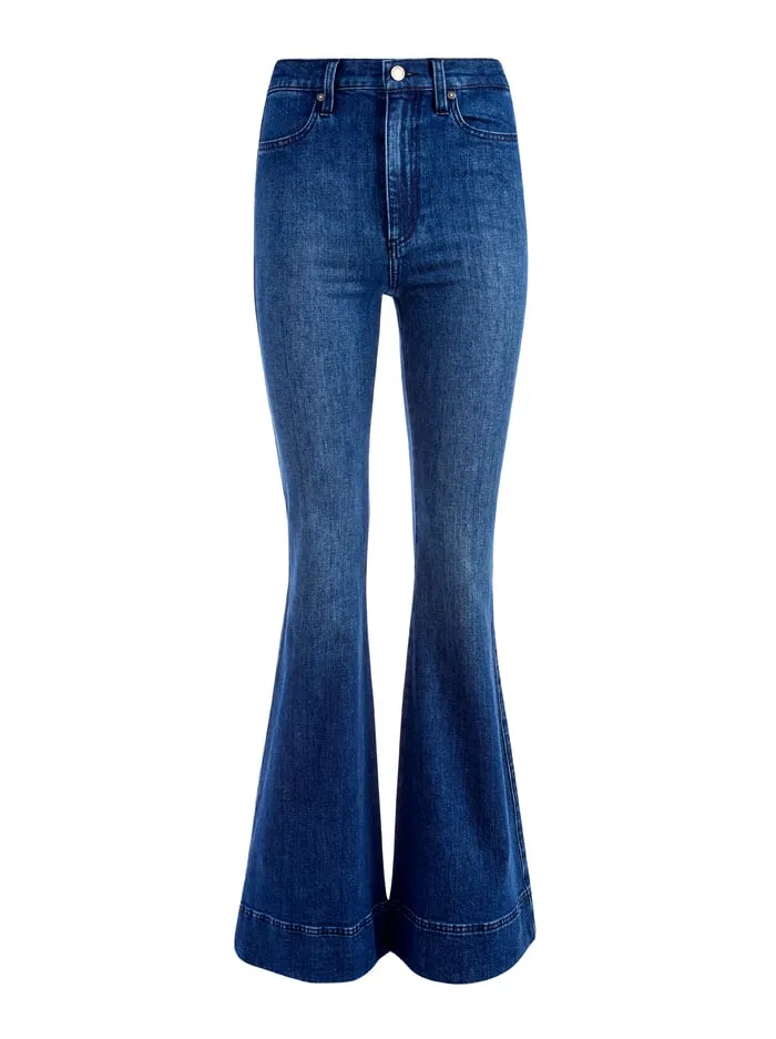 Women Alice Olivia Jeans Beautiful Bell Jean Love Train