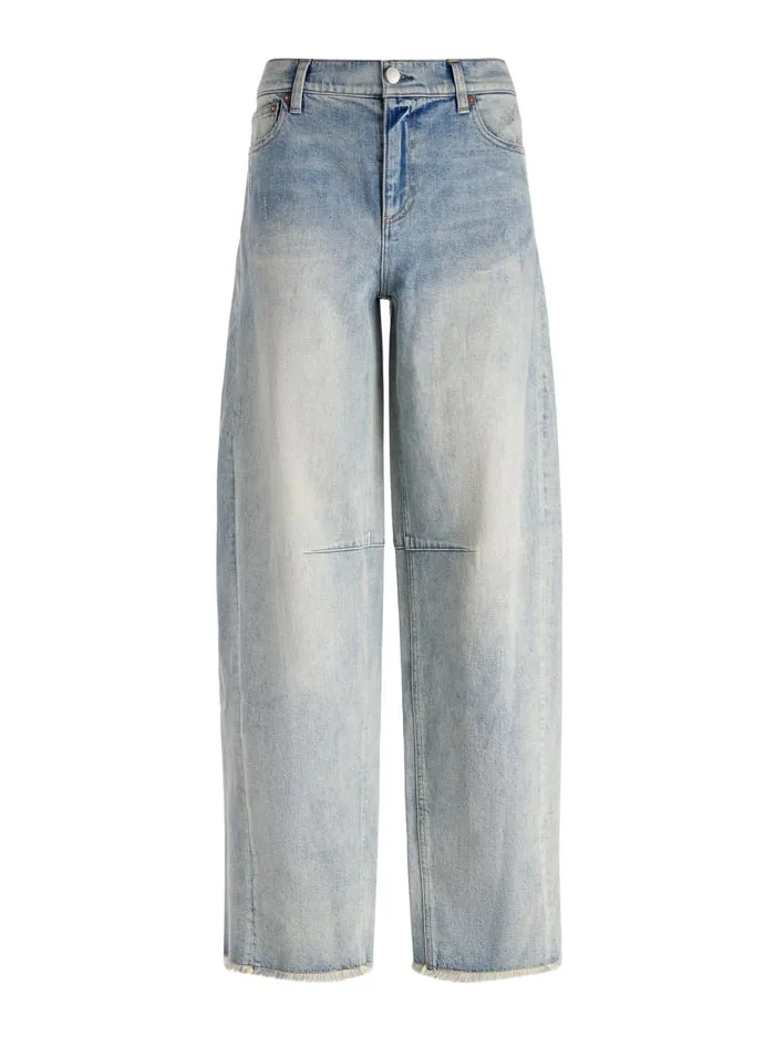 Women Alice Olivia Jeans Driggs Balloon Jean Sierra Light Blue
