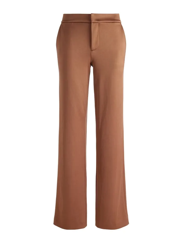 Women Alice Olivia Pants Calvin Trouser Camel