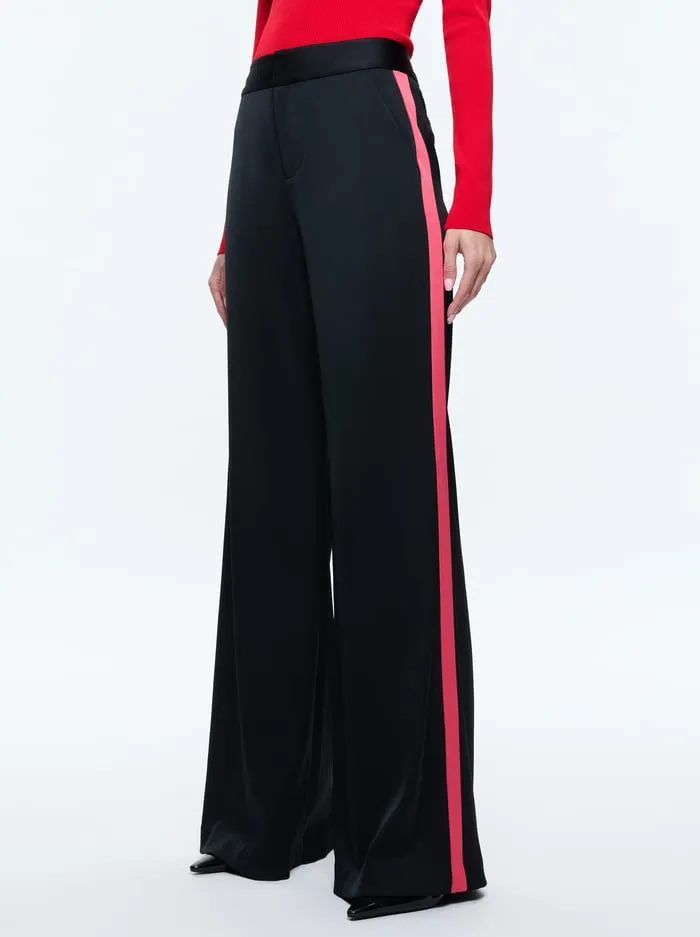 Women Alice Olivia Pants Dylan Pant Blackbright Ruby