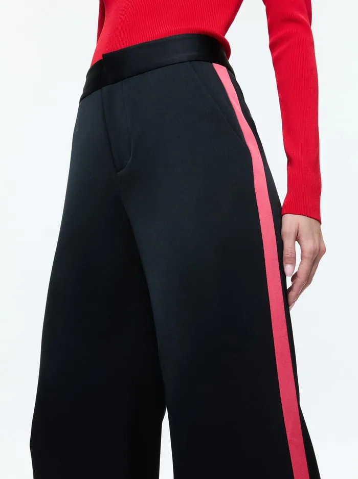 Women Alice Olivia Pants Dylan Pant Blackbright Ruby