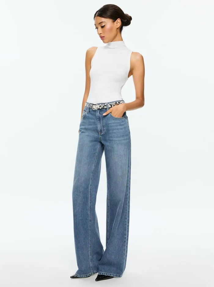 Women Alice Olivia Tops Darcey Tank Soft White