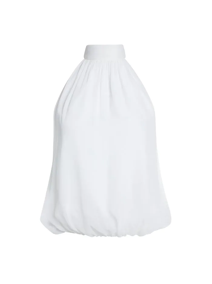Women Alice Olivia Tops Maris Halter Top White