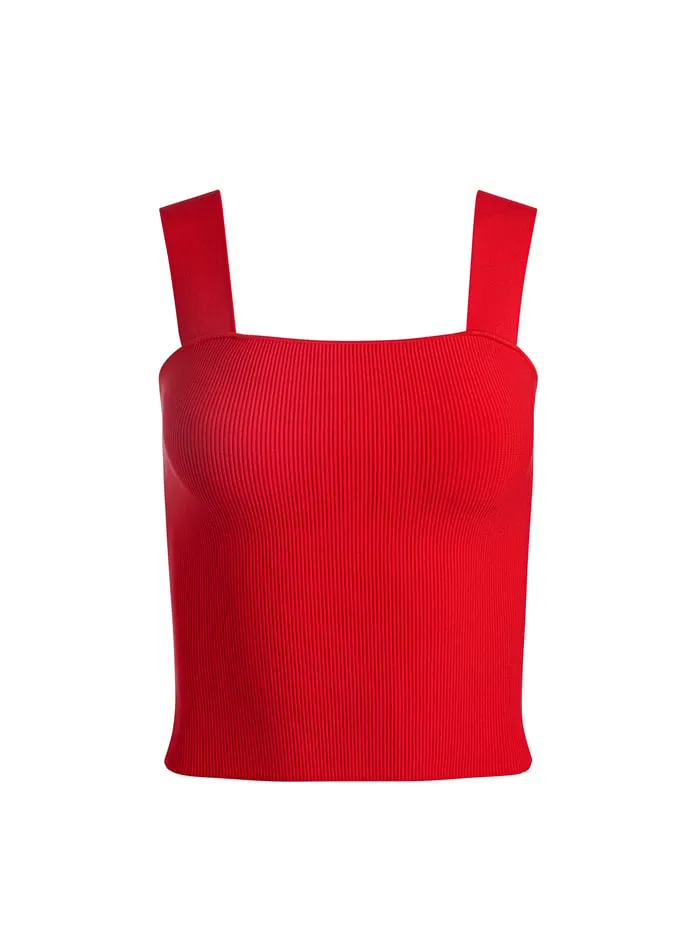 Women Alice Olivia Tops Torie Tank Bright Ruby