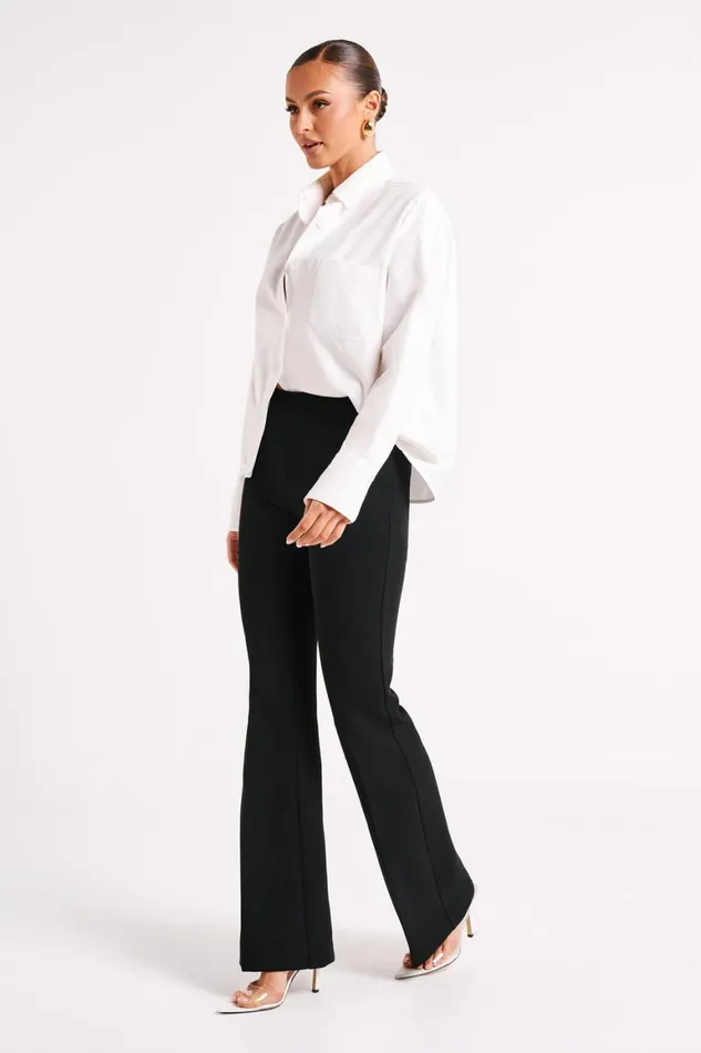 Women Allyson Oversized Shirt 8211 White White Meshki Basic Tops