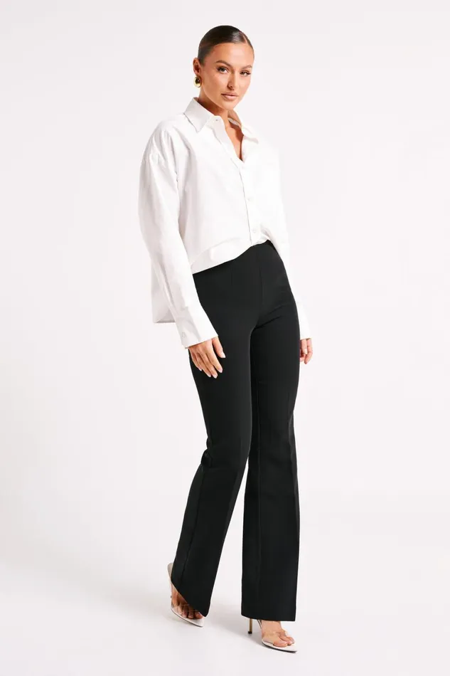 Women Allyson Oversized Shirt 8211 White White Meshki Basic Tops