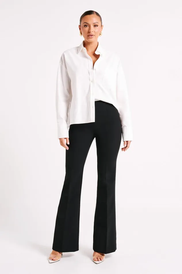 Women Allyson Oversized Shirt 8211 White White Meshki Basic Tops