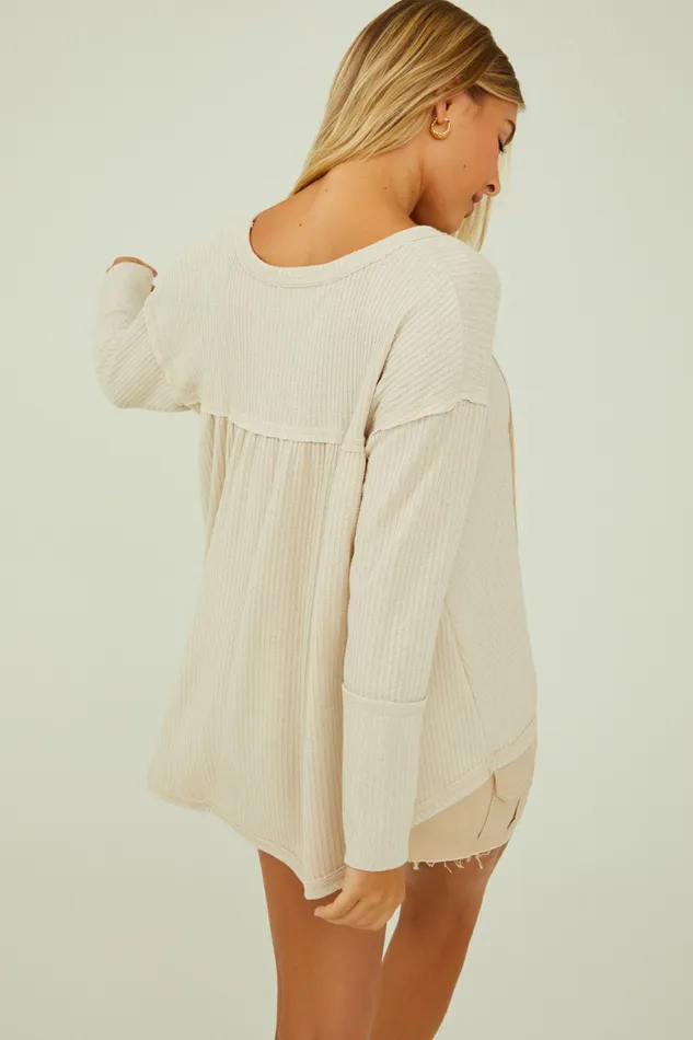 Women Altar8217d State Ally Ribbed Tunic Top Blouses