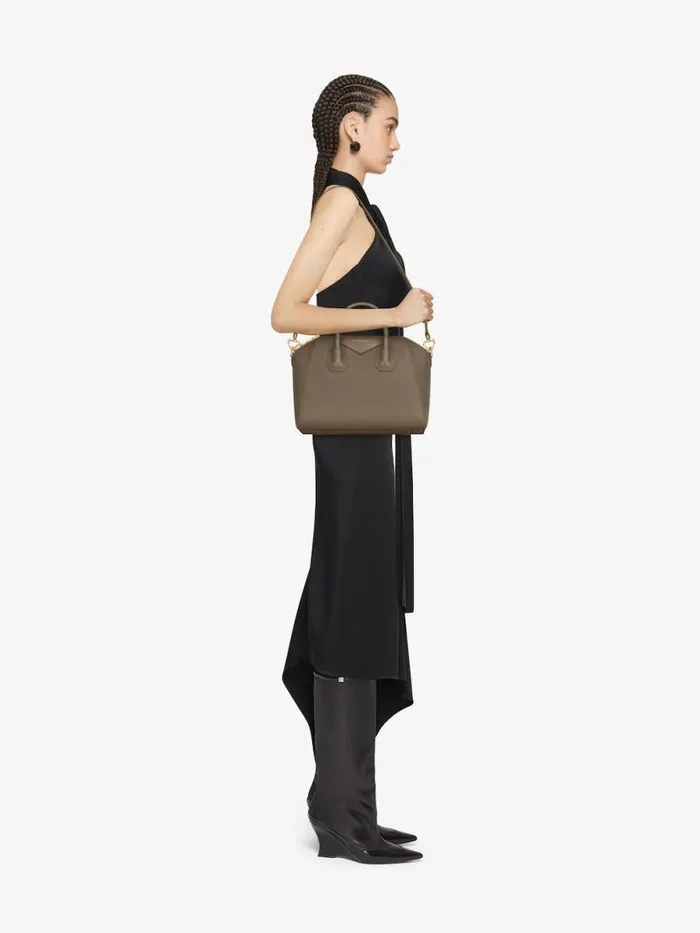 Women Antigona Givenchy Small Antigona Bag In Grained Leather Taupe Women Antigona Givenchy Small Antigona Bag In Grained Leather Taupe