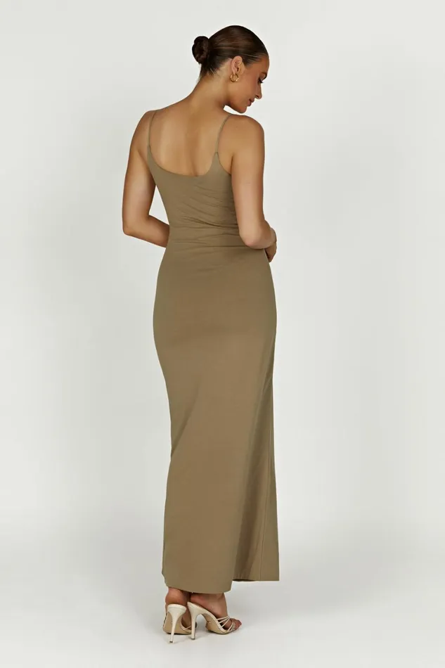 Women Aylani Cami Maxi Dress 8211 Olive Olive Meshki Maxi Dresses