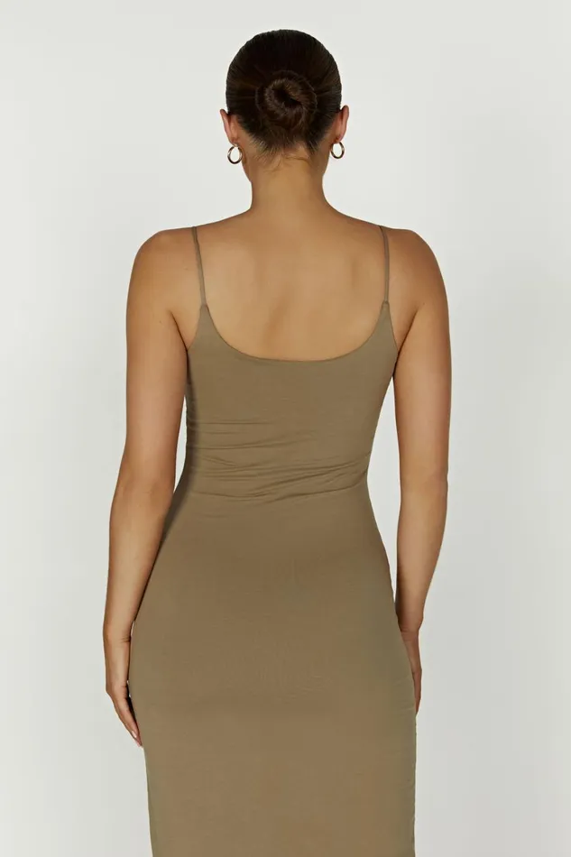 Women Aylani Cami Maxi Dress 8211 Olive Olive Meshki Maxi Dresses