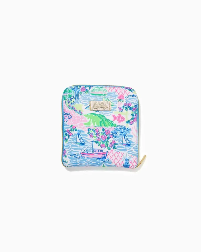 Women Bags Lilly Pulitzer Getaway Packable Tote Whisper Blue Lilly Loves Nantucket