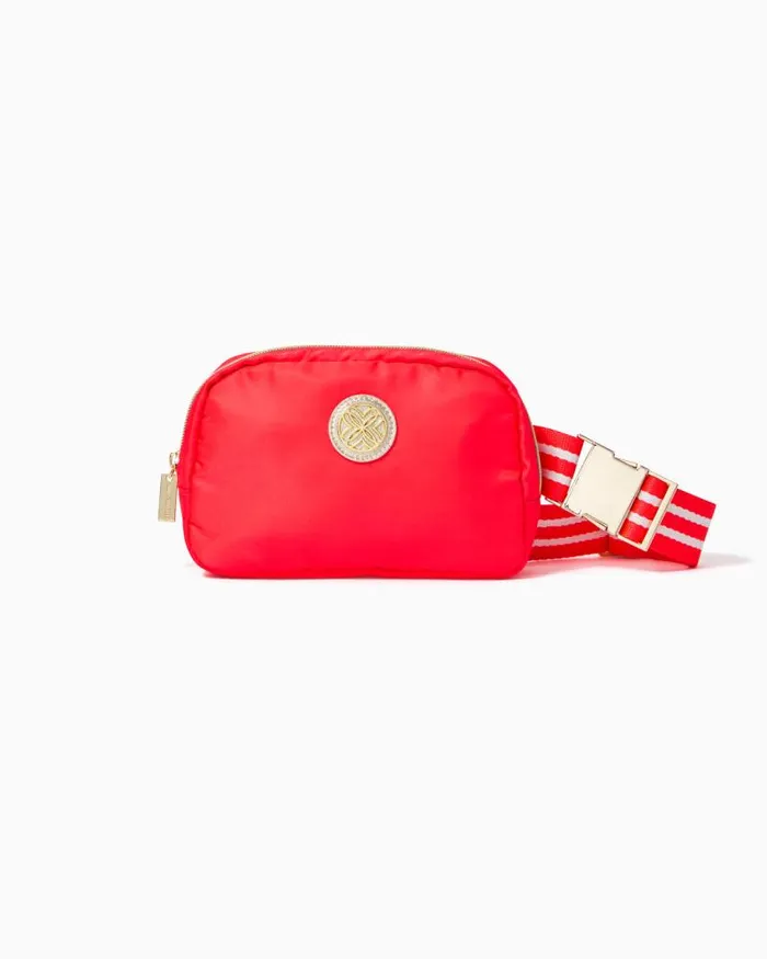 Women Bags Lilly Pulitzer Jeanie Belt Bag Conch Shell Pink Lets Go Bananas Accessories Small