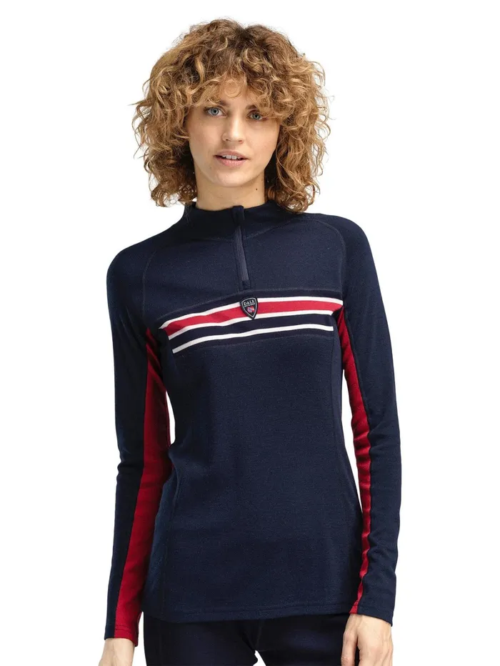 Women Baselayer Dale Of Norway Aksla Half Zip Baselayer