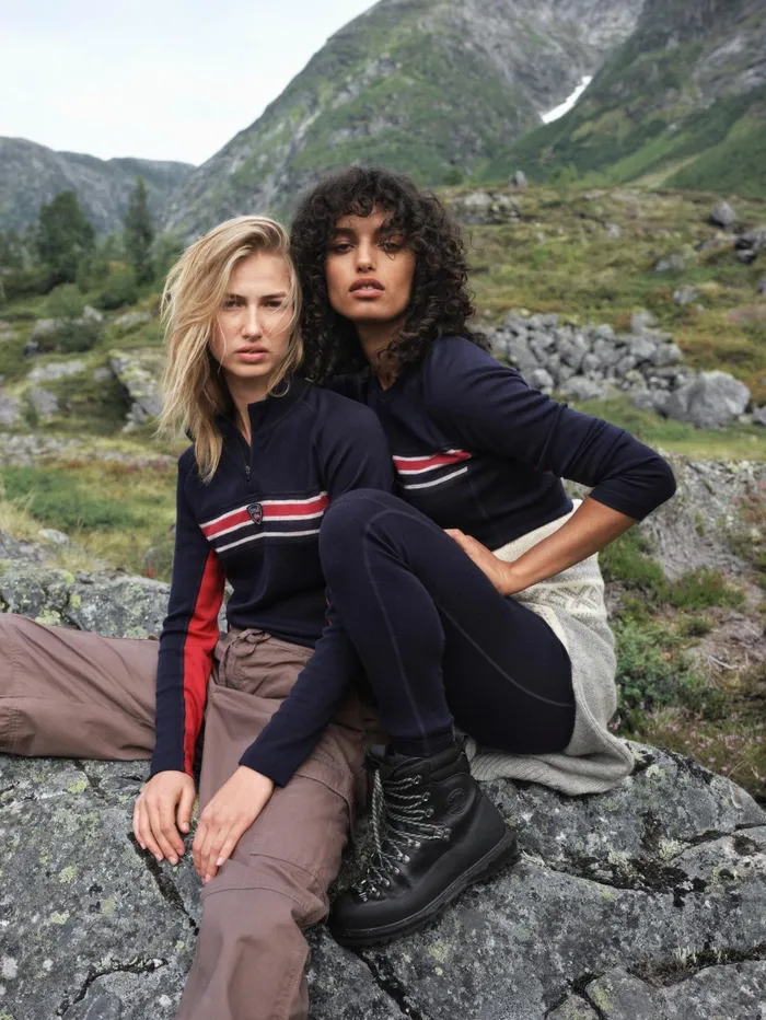 Women Baselayer Dale Of Norway Aksla Half Zip Baselayer