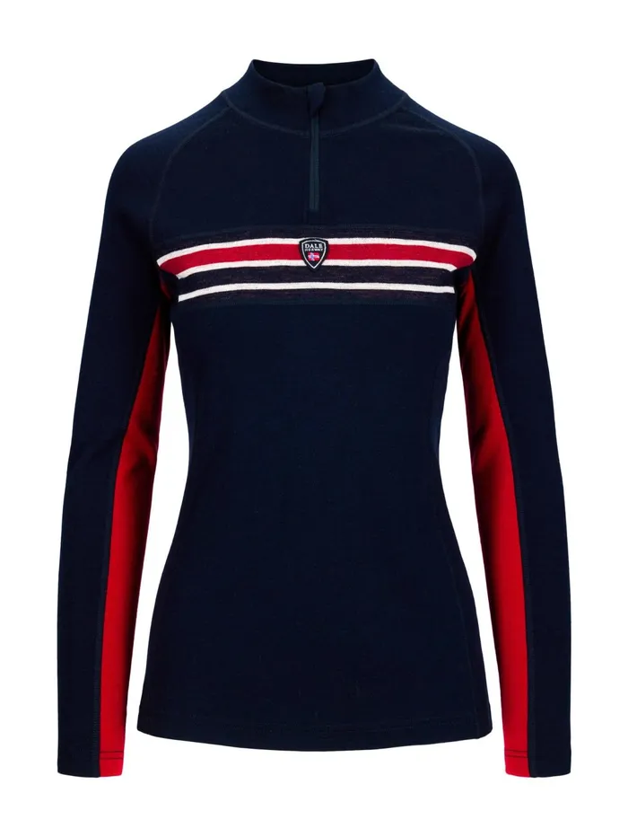 Women Baselayer Dale Of Norway Aksla Half Zip Baselayer