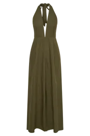Women Blanca Linen Halter Jumpsuit 8211 Khaki Khaki Meshki Jumpsuits and Rompers Women Blanca Linen Halter Jumpsuit 8211 Khaki Khaki Meshki Jumpsuits and Rompers