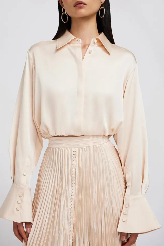 Women Blythe Top Blush Jonathan Simkhai Tops and Bodysuits