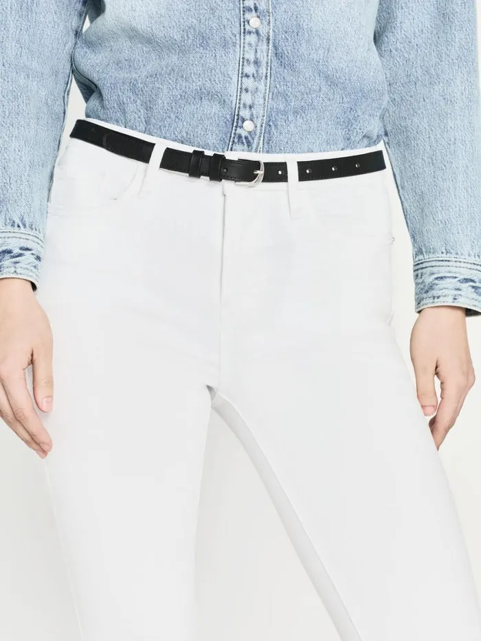 Women Bootcut FRAME Le Crop Mini Boot 8212 Blanc Women Bootcut FRAME Le Crop Mini Boot 8212 Blanc