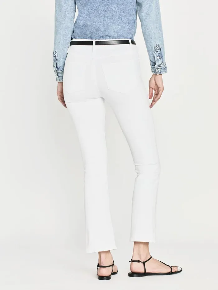 Women Bootcut FRAME Le Crop Mini Boot 8212 Blanc Women Bootcut FRAME Le Crop Mini Boot 8212 Blanc