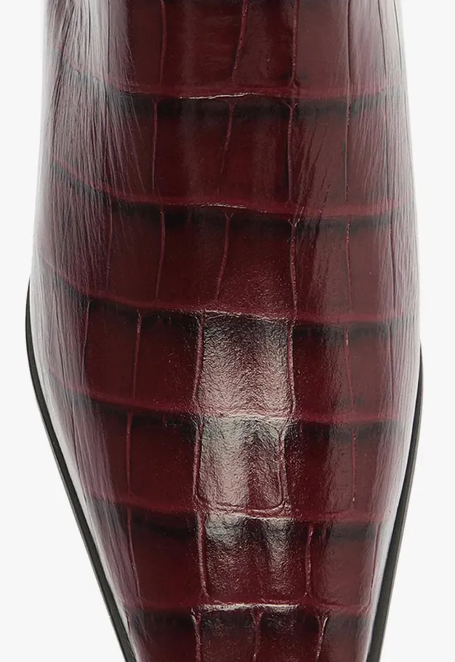 Women Booties Schutz Shoes Helena Bootie Cherry Wine