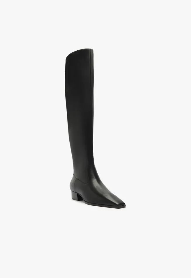 Women Boots Schutz Shoes Helena Over The Knee Boot Black