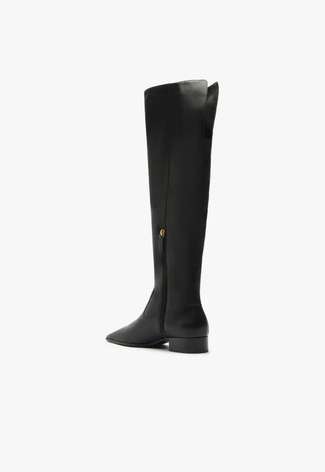 Women Boots Schutz Shoes Helena Over The Knee Boot Black